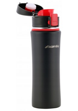 Термос-пляшка спортивна Kamille з нержавіючої сталі, 500 мл